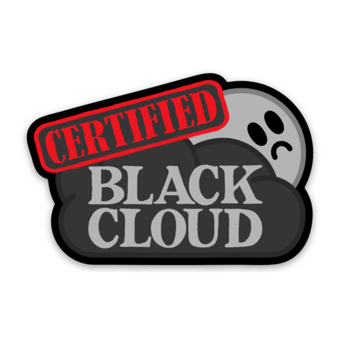 Certified Black Cloud - DECAL AND ACRYLIC SHAPE #DA0458 – BAM Blanks and  More