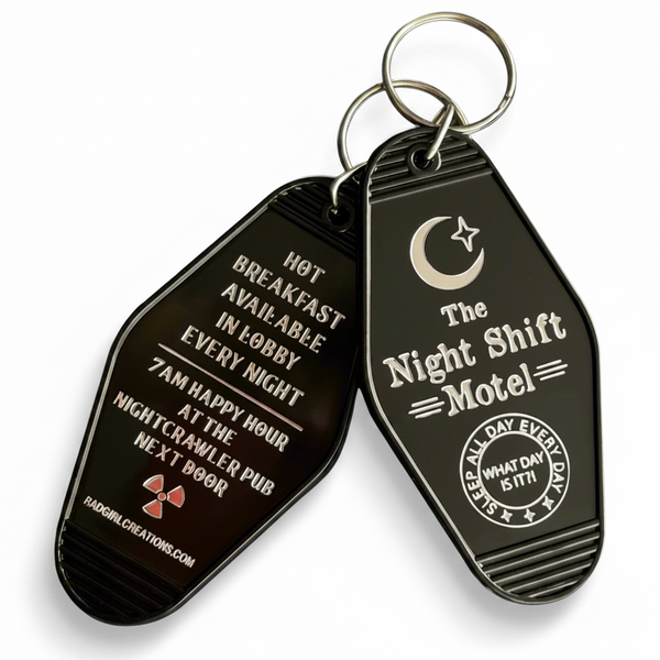 【全会場コンプ】iri Seek Motel Keychain Night Shift Motel Keychain - Rad Girl Creations