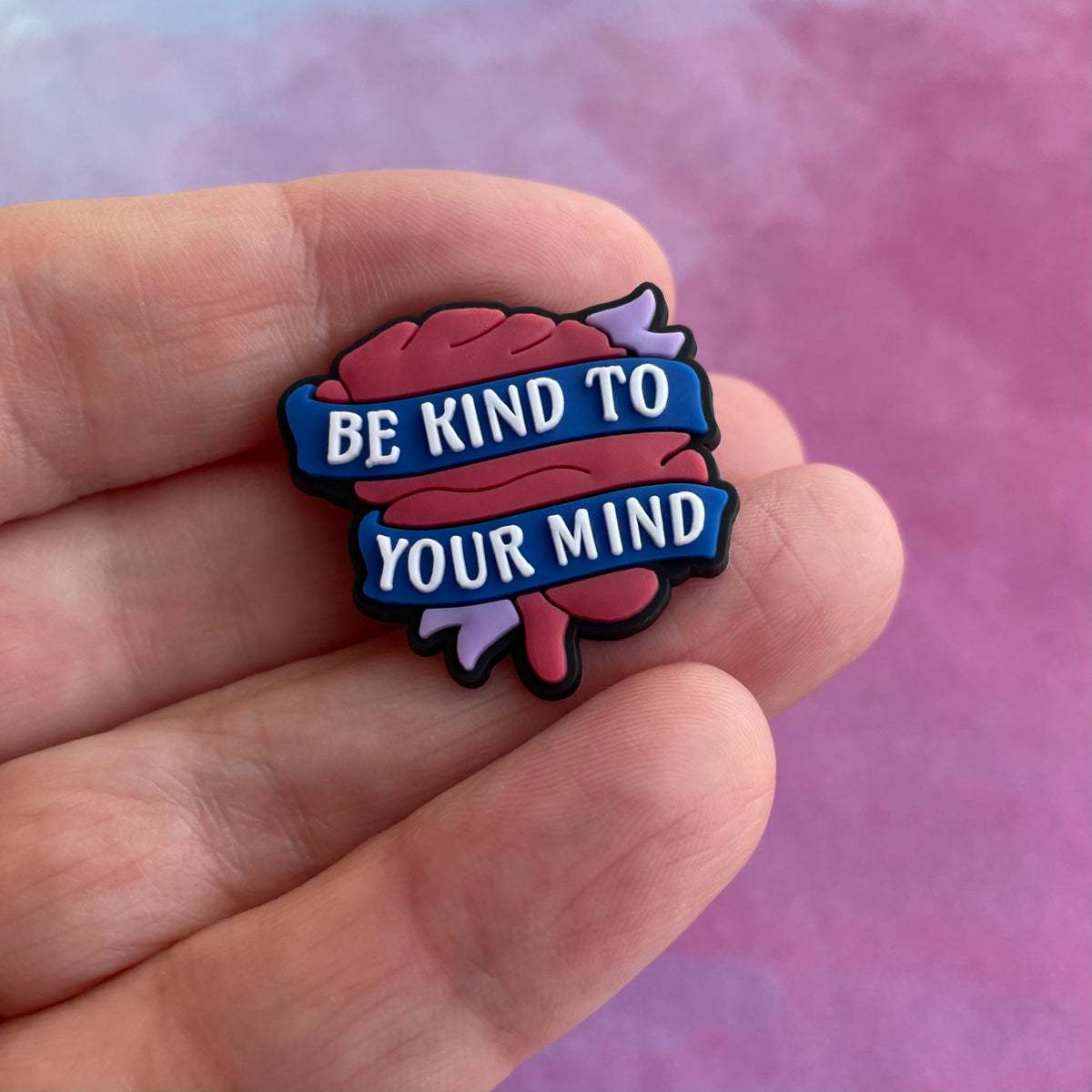 Be Kind to Your Mind PVC Shoe Charm