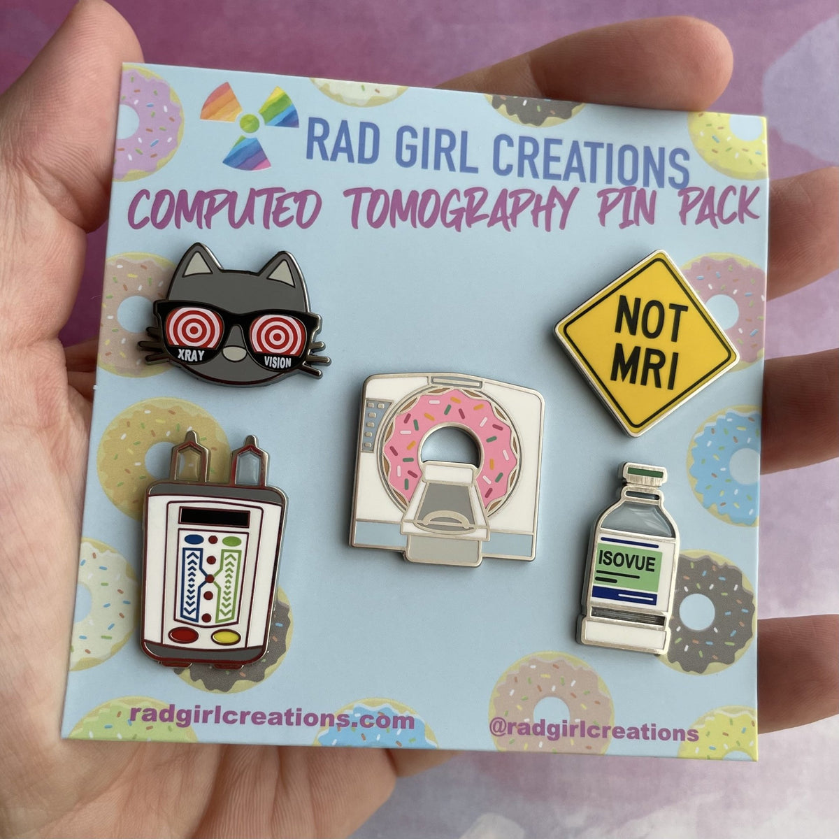 Computed Tomography Pin Pack - Rad Girl Creations