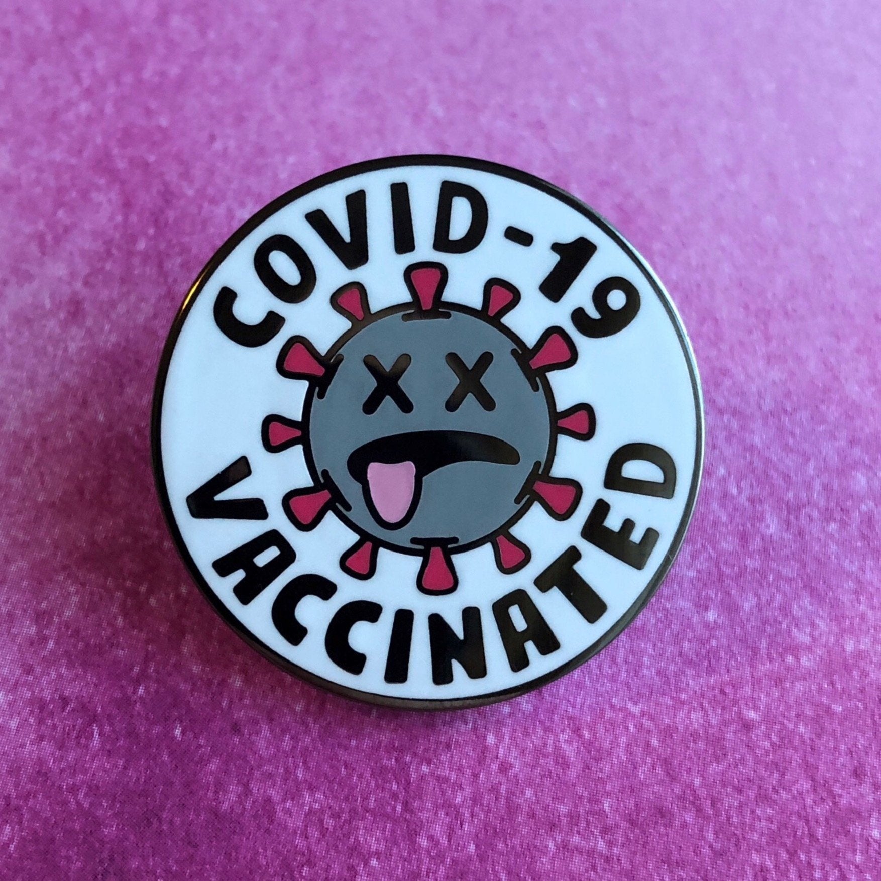 Dead COVID Pin - Rad Girl Creations
