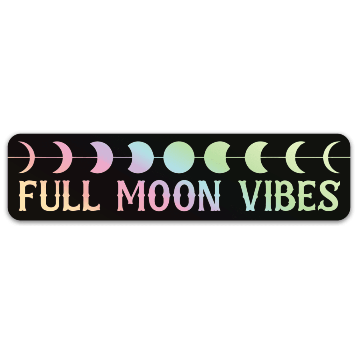 Full Moon Vibes Decal - Rad Girl Creations