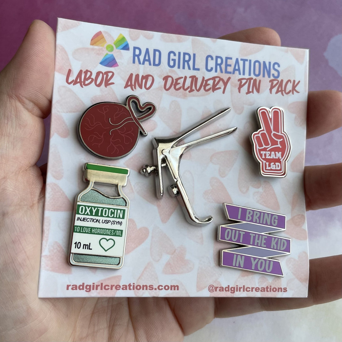 Labor and Delivery Pin Pack - Rad Girl Creations