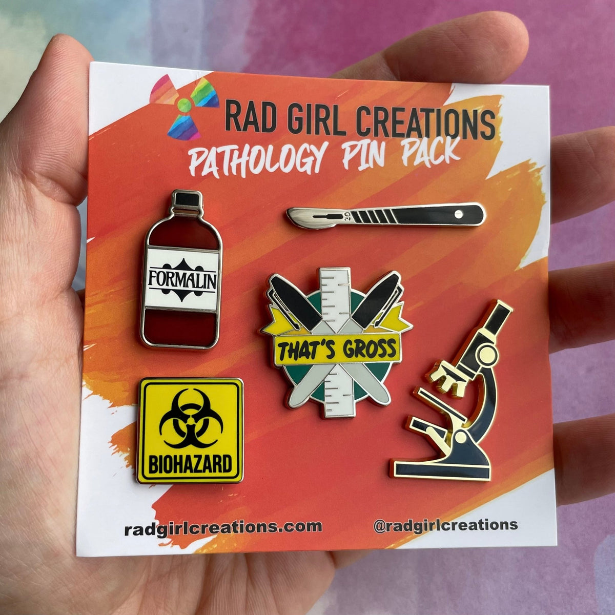 Pathology Pin Pack - Rad Girl Creations