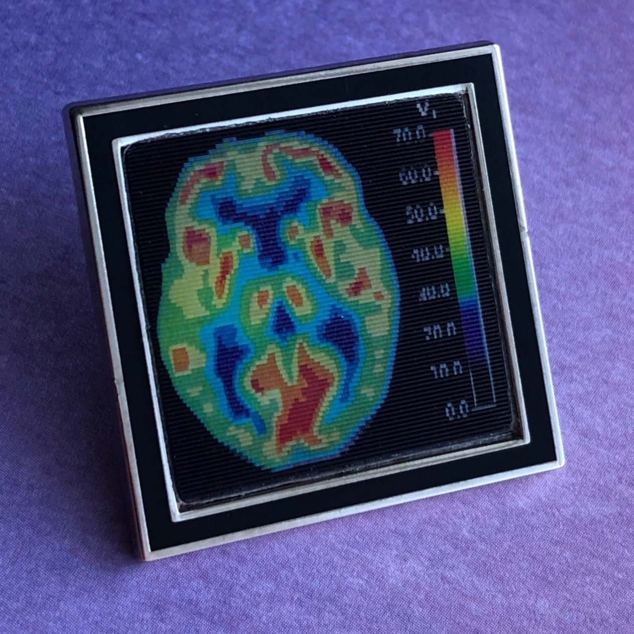 Brain/Neuro Beaded Badge Reel