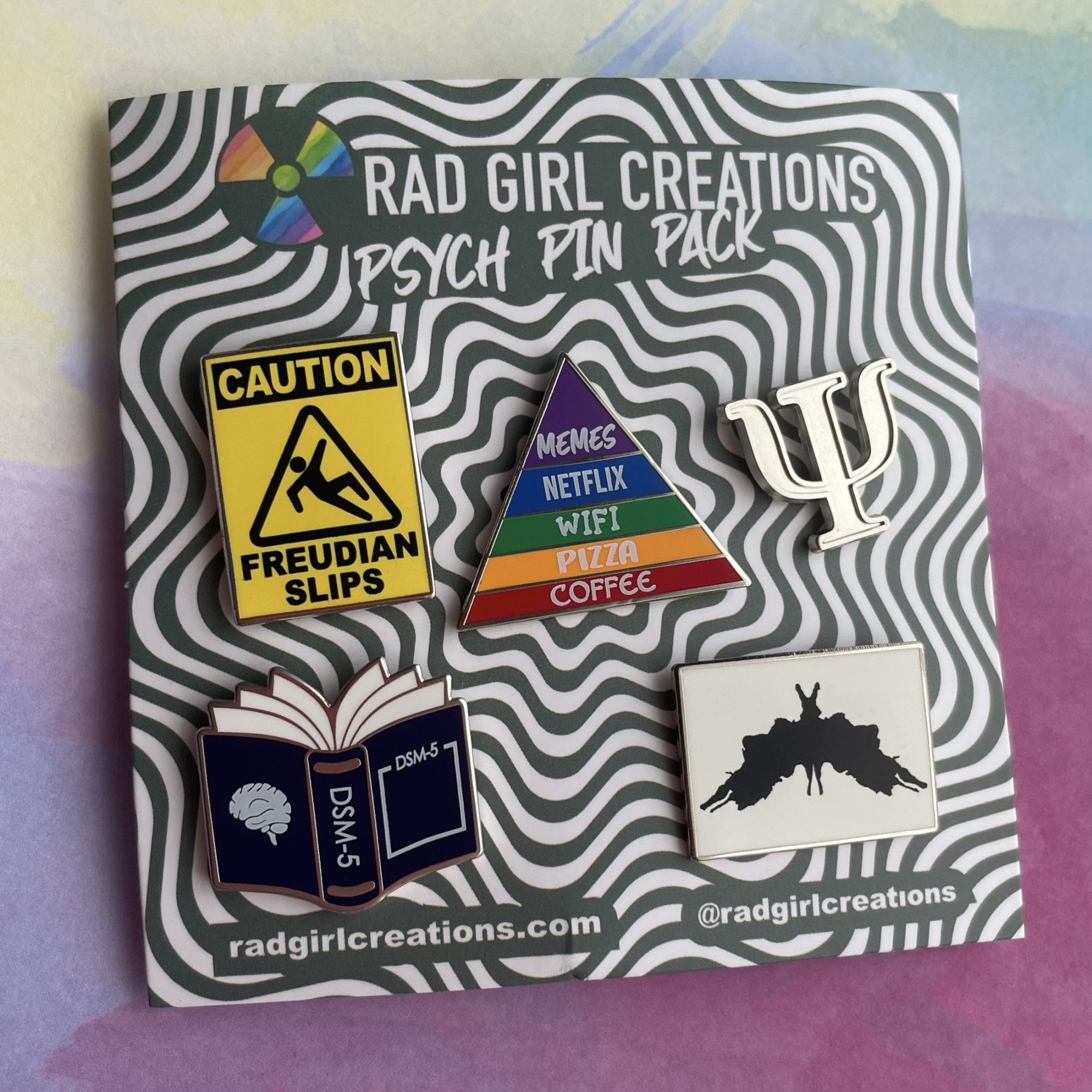 Psych Pin Pack - Rad Girl Creations