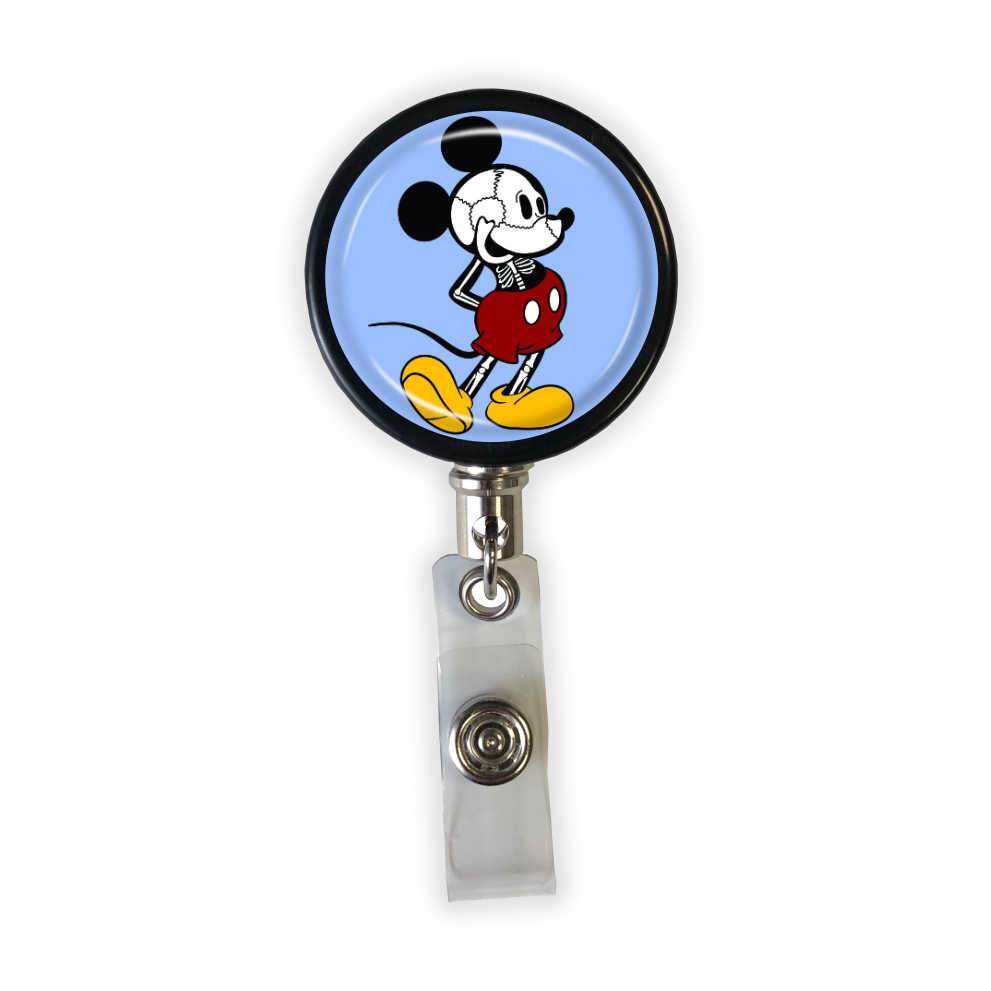 Skelly Mouse Badge Reel