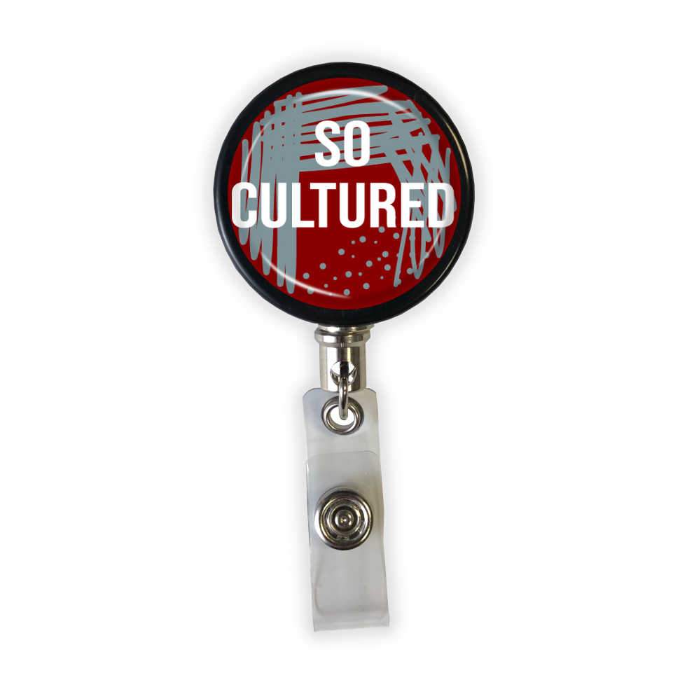 So Cultured Badge Reel