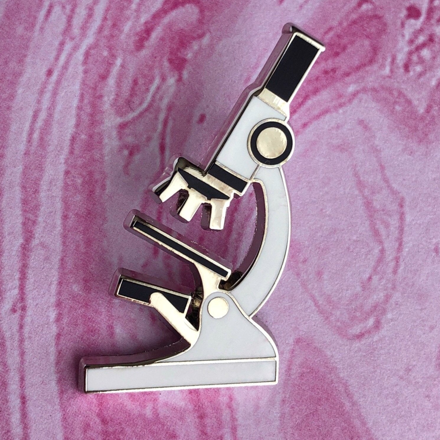 Teeny Tiny Microscope Pin - Rad Girl Creations