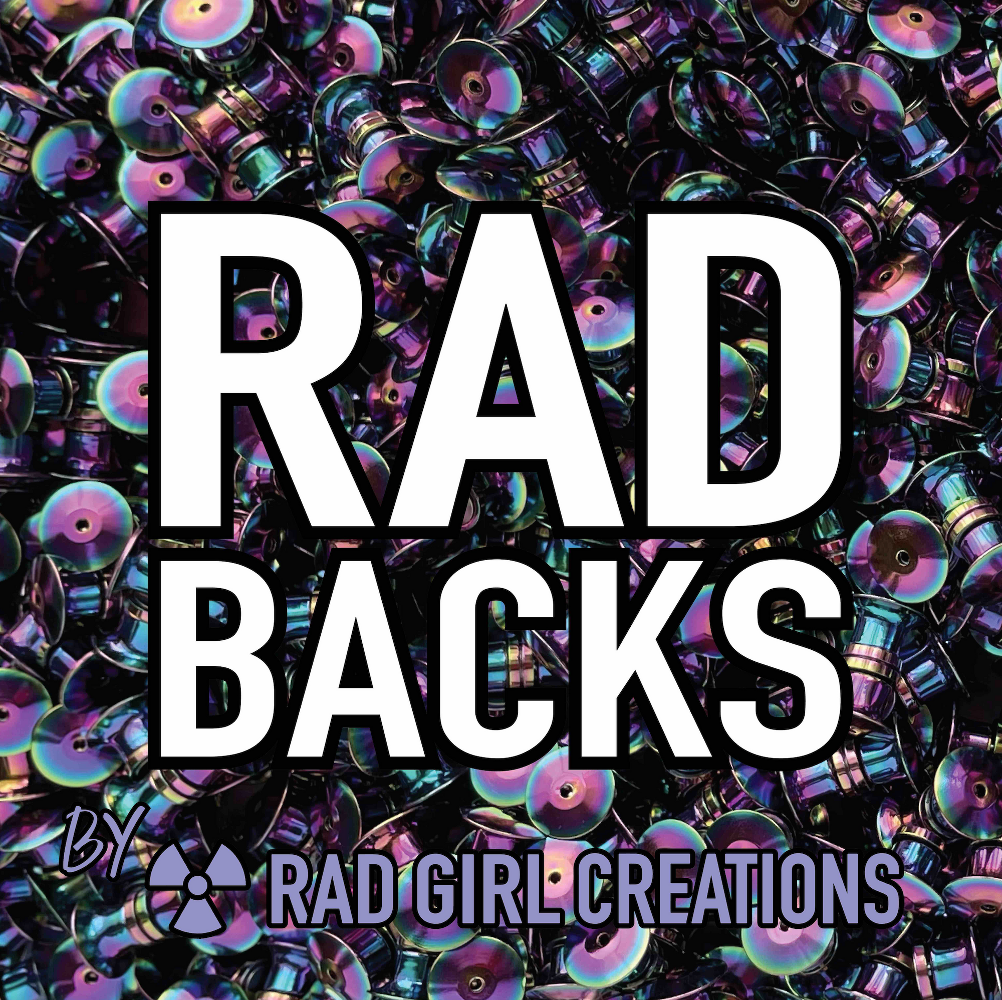 Rad Backs! Magnetic Locking Pin Backs - Rad Girl Creations Medical enamel pins