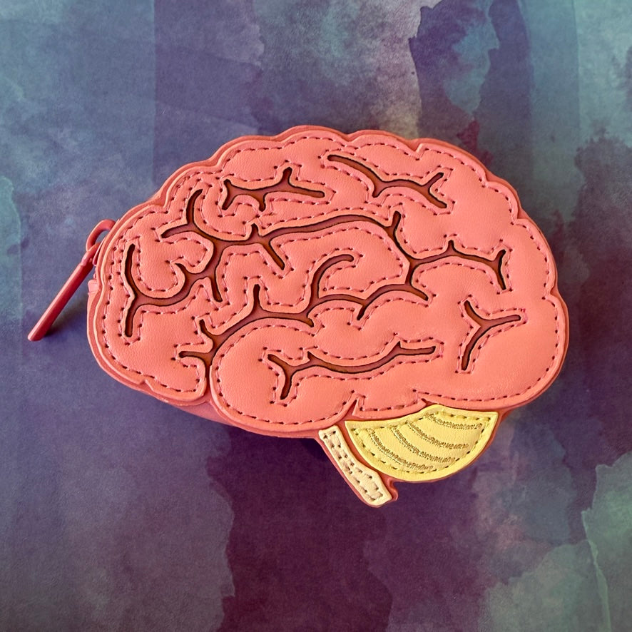 PREORDER! - Anatomical Brain Coin Purse - Shipping late Summer 2026