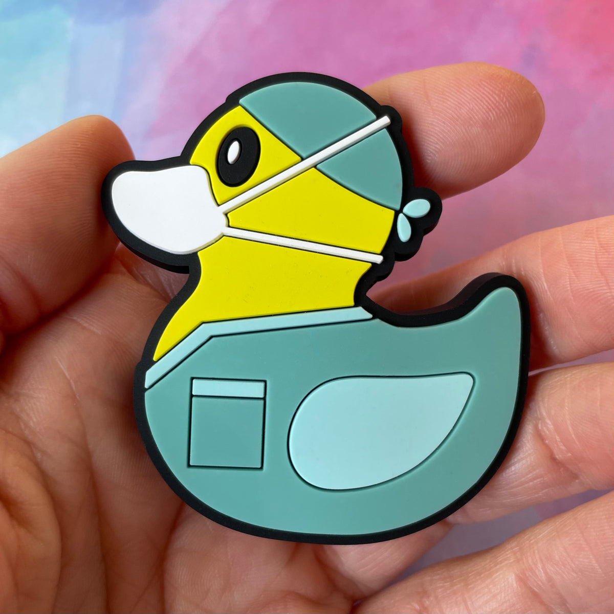 Surgical Ducky- PVC Swappable Badge Design TOP