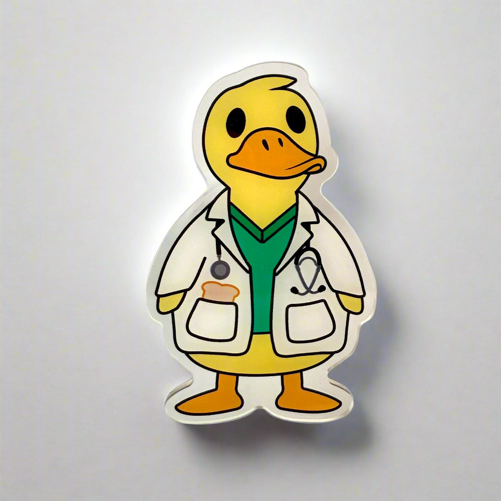 Ducktor - Acrylic Swappable Badge Design TOP