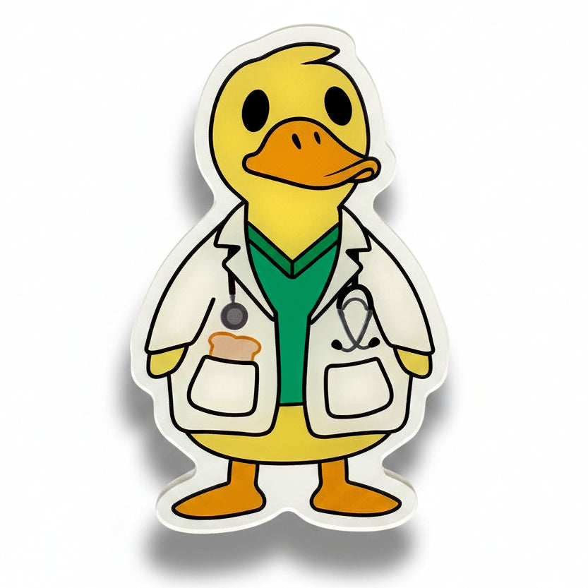 Ducktor - Acrylic Swappable Badge Design TOP