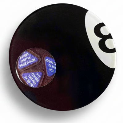 Unmagic Eight Ball - Shaker Swappable Badge Design TOP