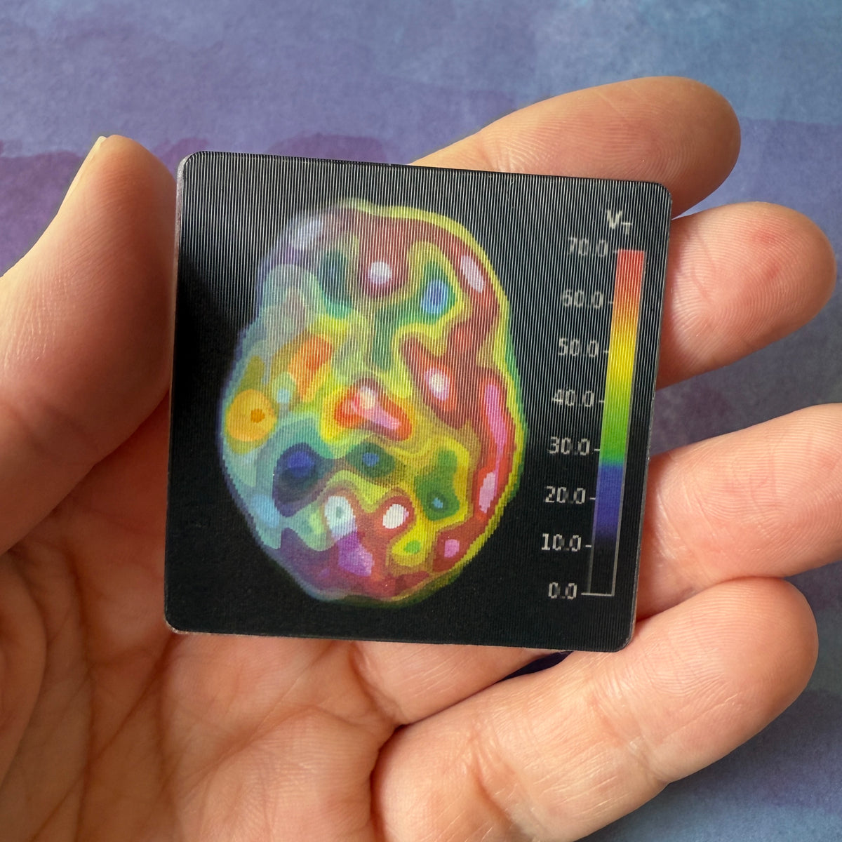 PET Scan - Lenticular Swappable Badge Design TOP