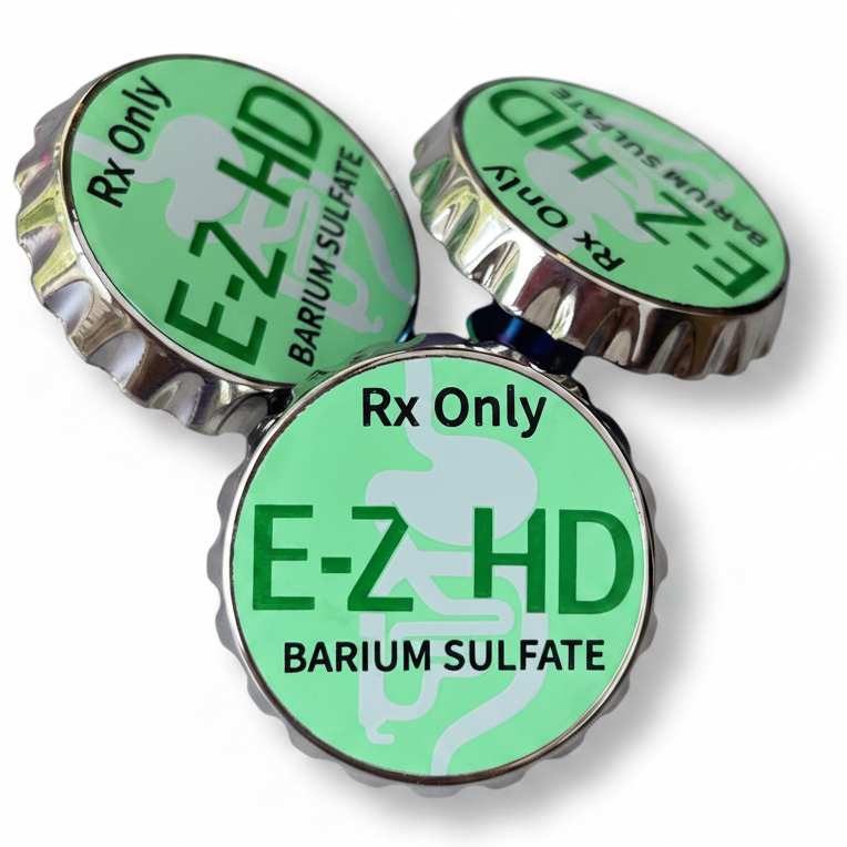 E-Z Barium Bottle Cap Pin