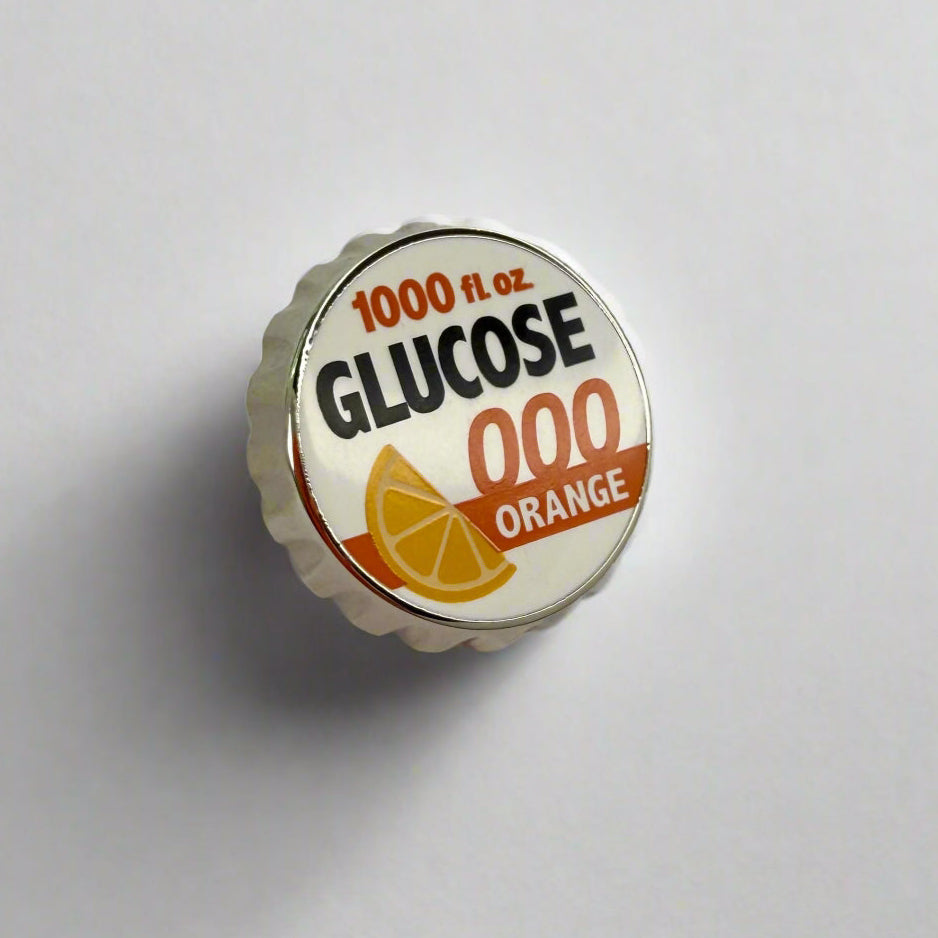 Glucose Bottle Cap Pin