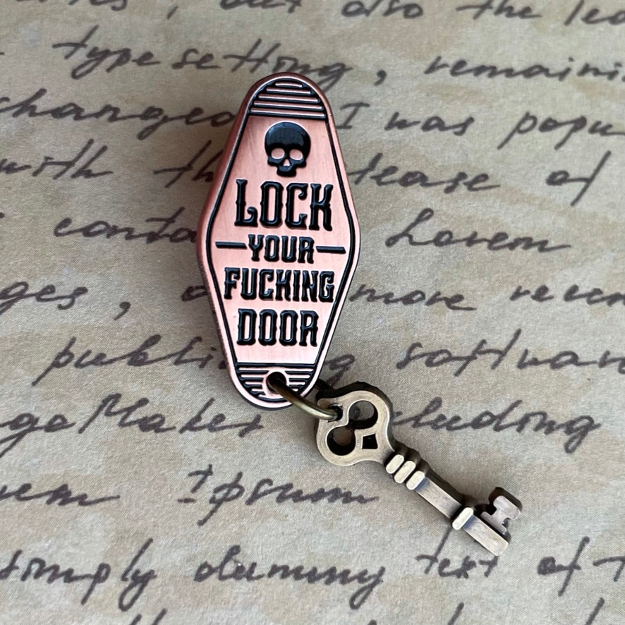Lock Your Door Pin