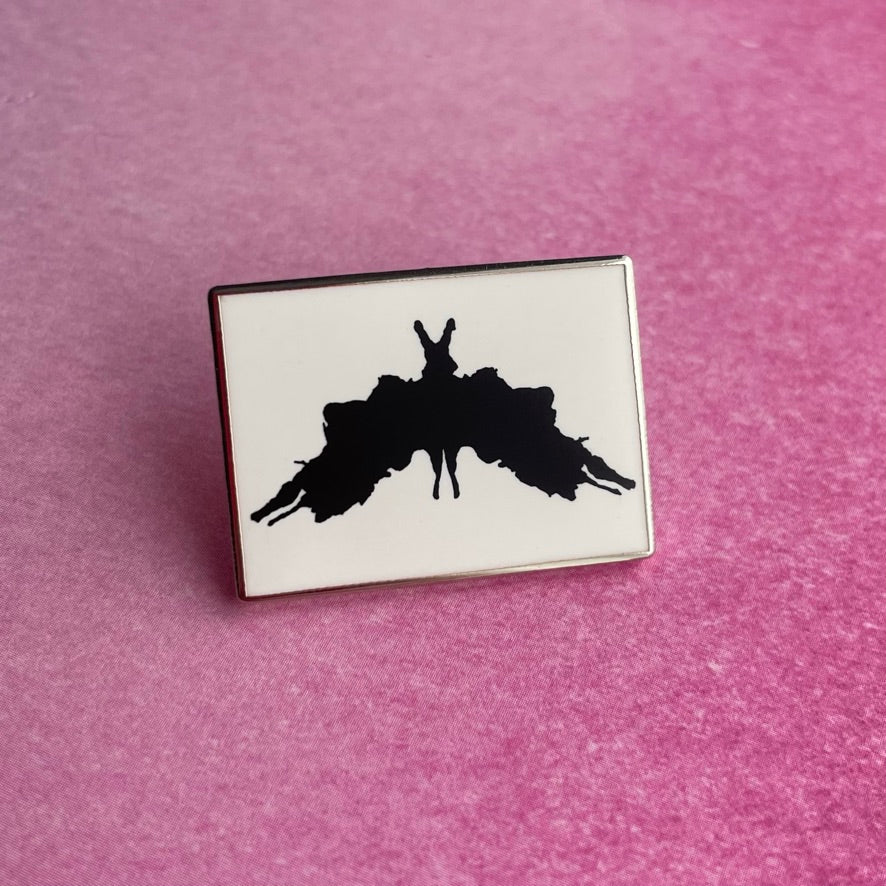 Rorschach Ink Blot Card V Pin