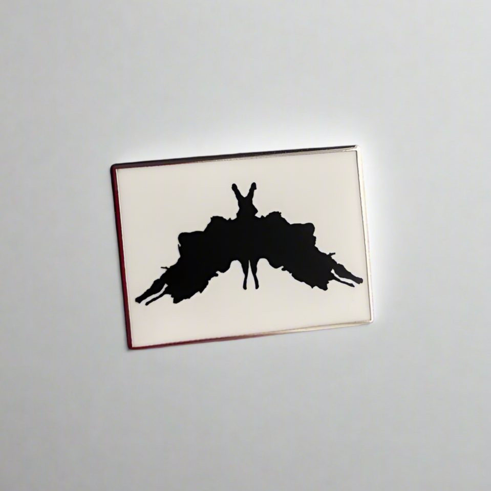 Rorschach Ink Blot Card V Pin