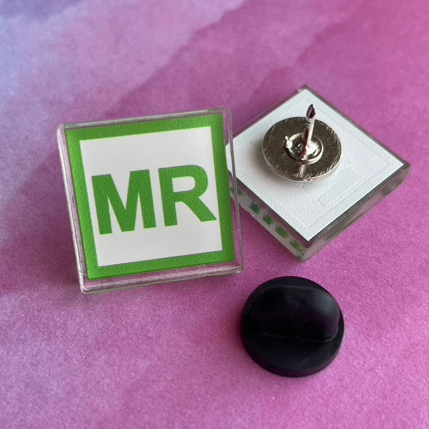 MRI Safe Logo Pin