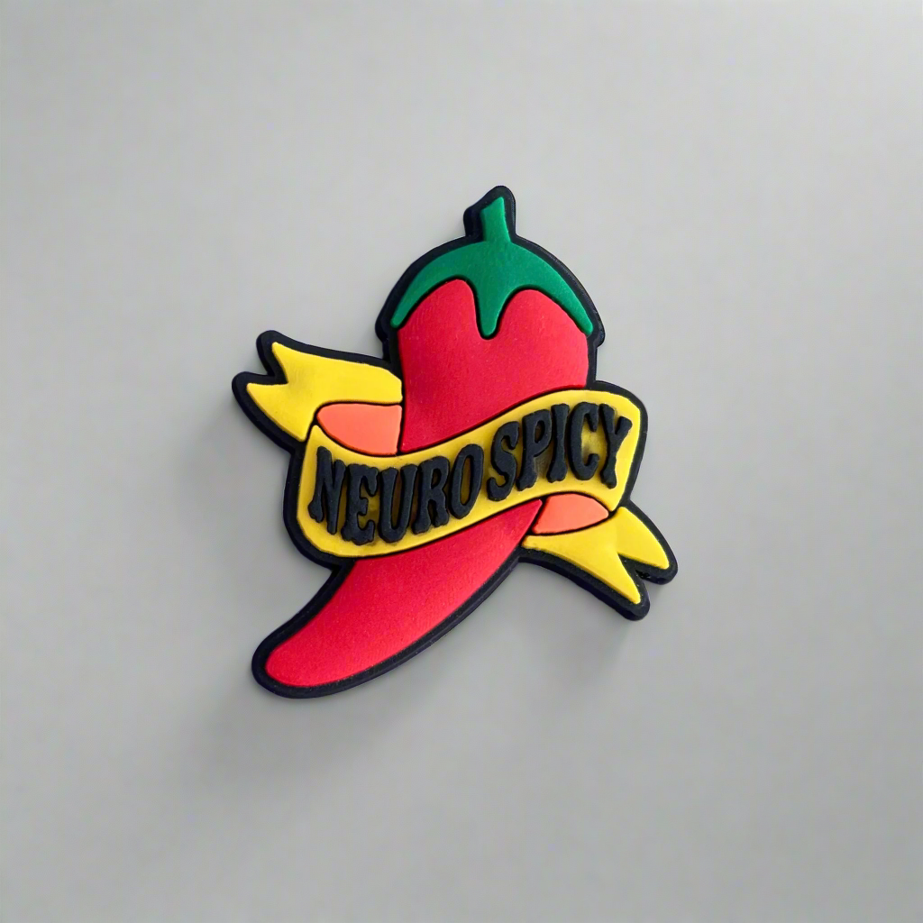 Neuro Spicy PVC Shoe Charm