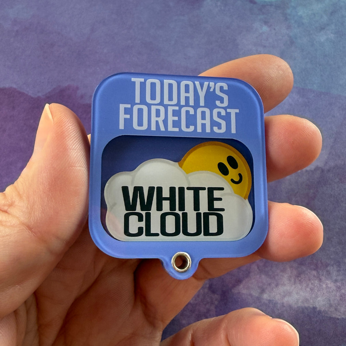 Today&#39;s Forecast - HINGED Swappable Badge Design TOP