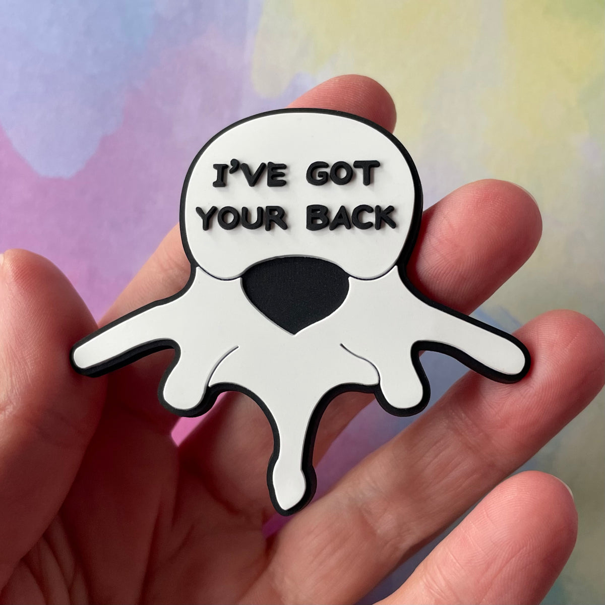 I&#39;ve Got Your Back - PVC Swappable Badge Reel Design TOP