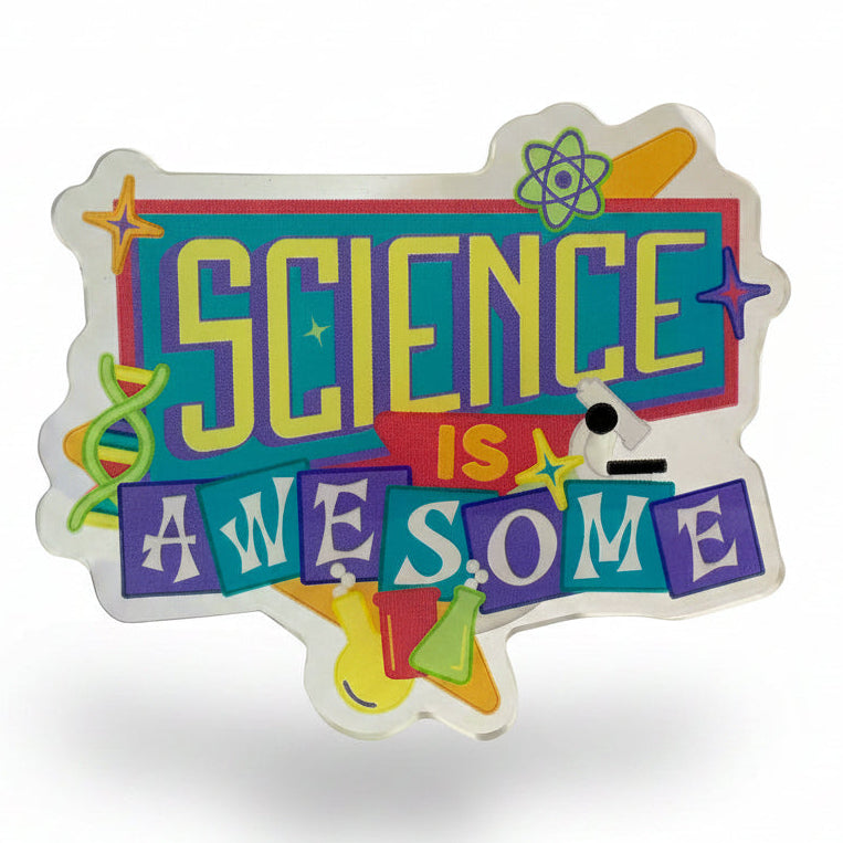 Science is Awesome - Acrylic Swappable Badge Design TOP