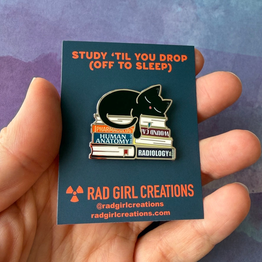Study Kitty Pin