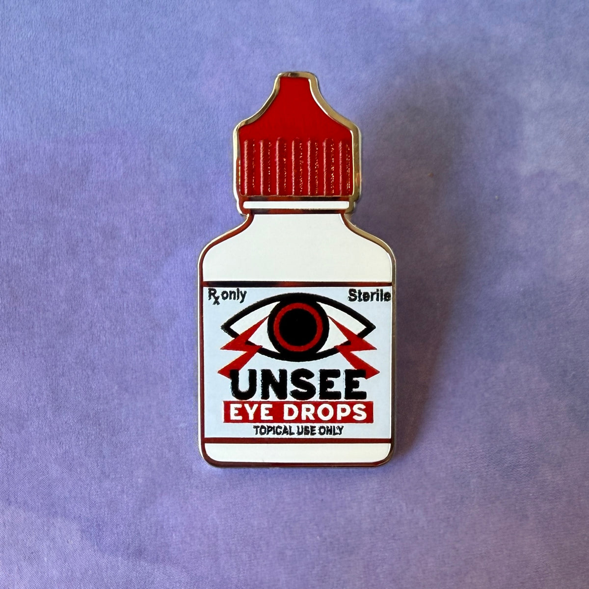 UnSee Eye Drops Pin