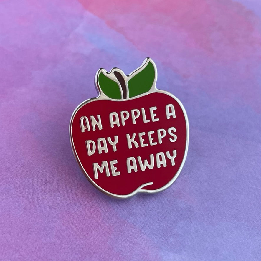 An Apple a Day Pin
