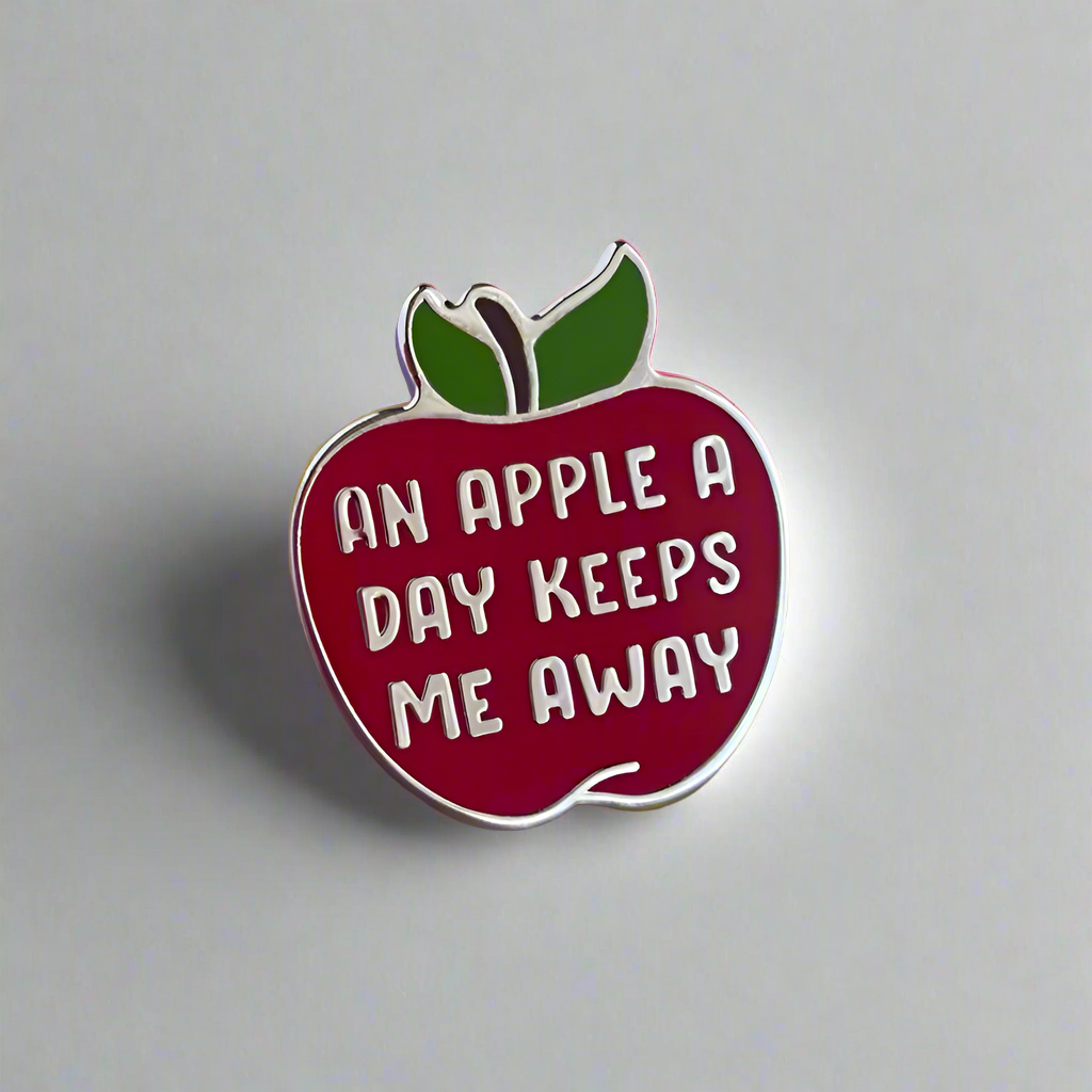 An Apple a Day Pin