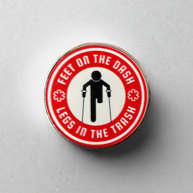 Feet on the Dash Pin - Sleepy Paramedic Collaboration