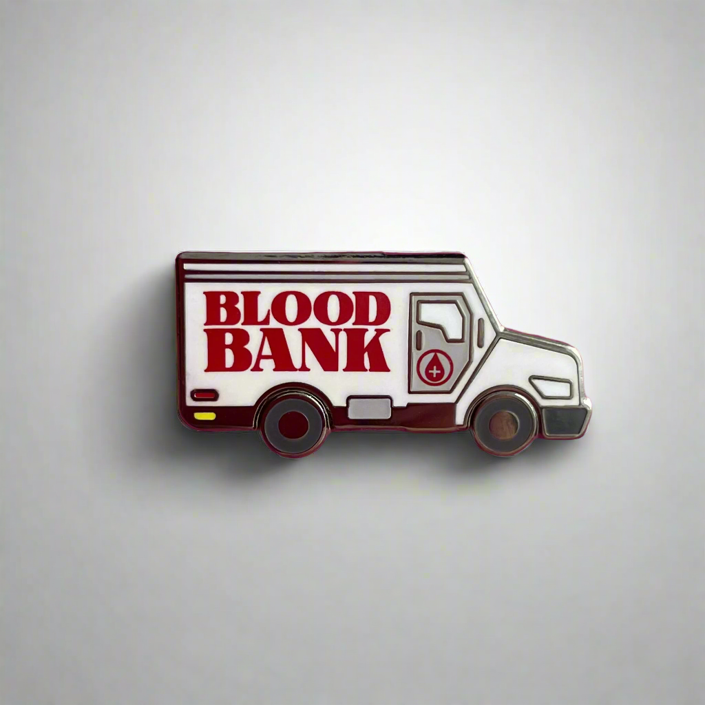 Blood Bank Pin