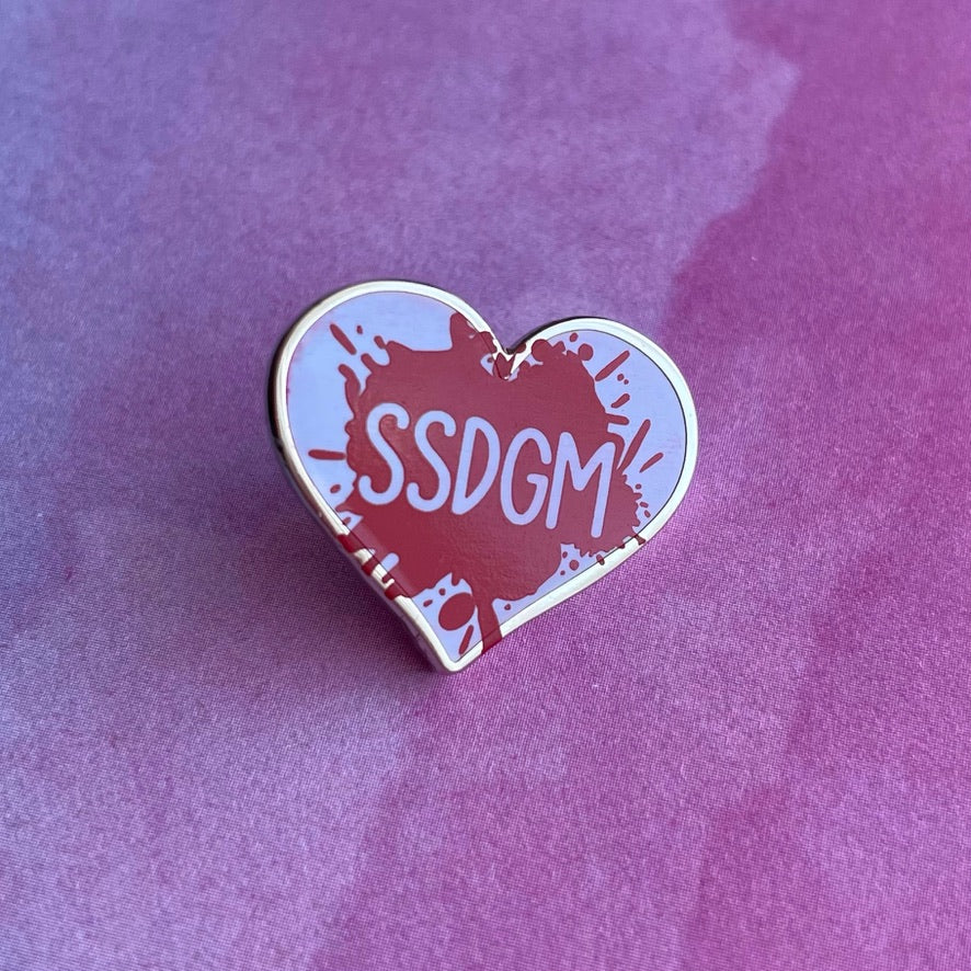 SSDGM Heart Pin
