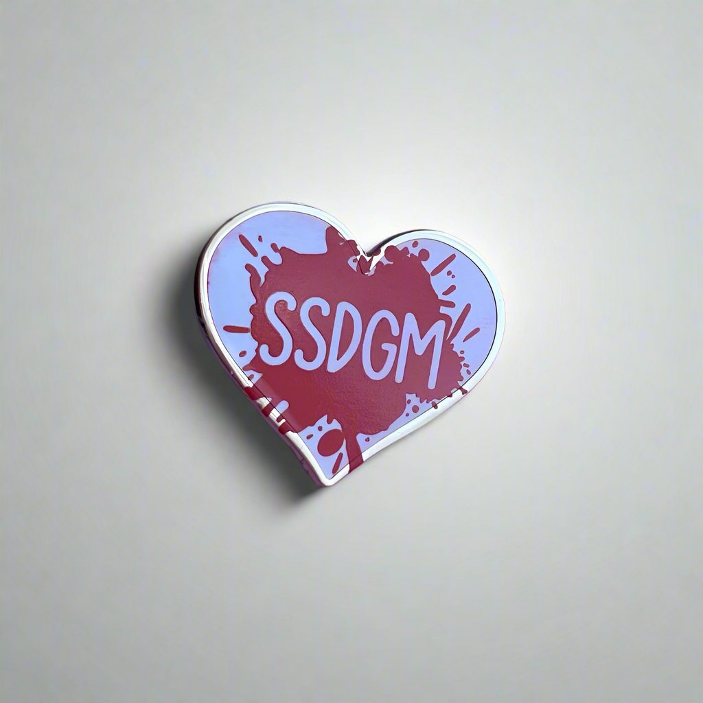 SSDGM Heart Pin