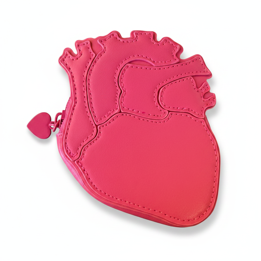 PREORDER! - PINK Anatomical Heart Coin Purse
