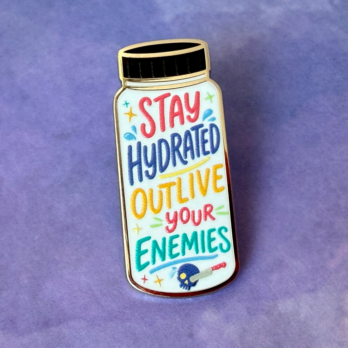 Stay Hydrated Pin