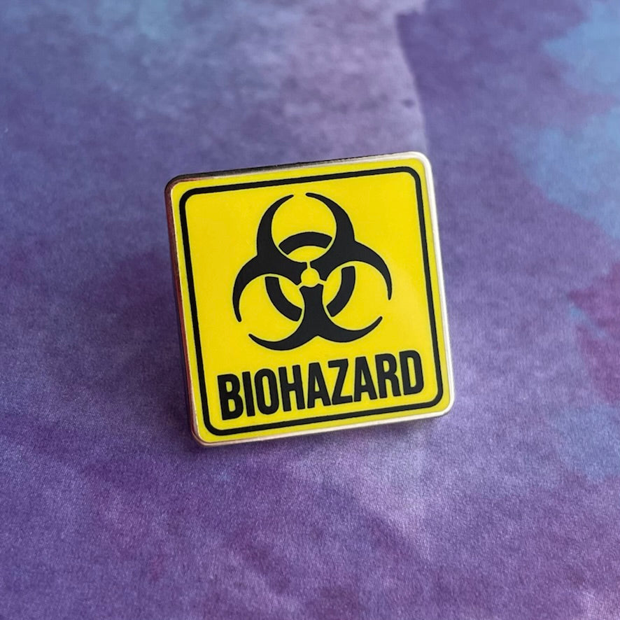 Biohazard Pin - Yellow