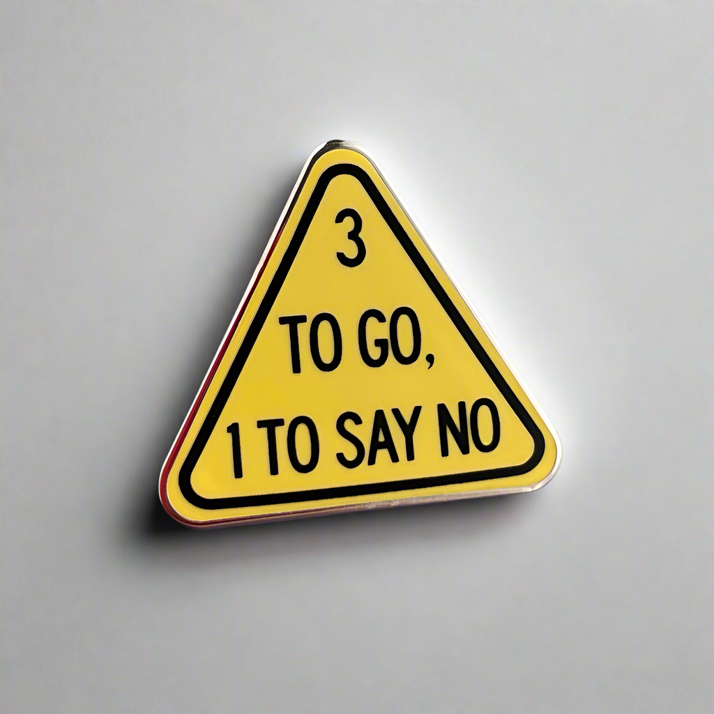 3 to Go (Flight Medicine) Pin