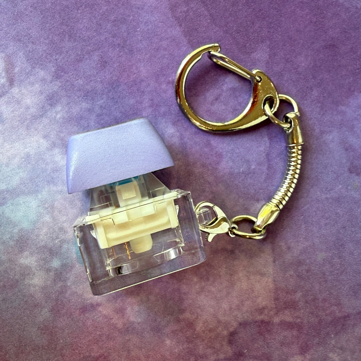 Button Pusher Clicky Keychain