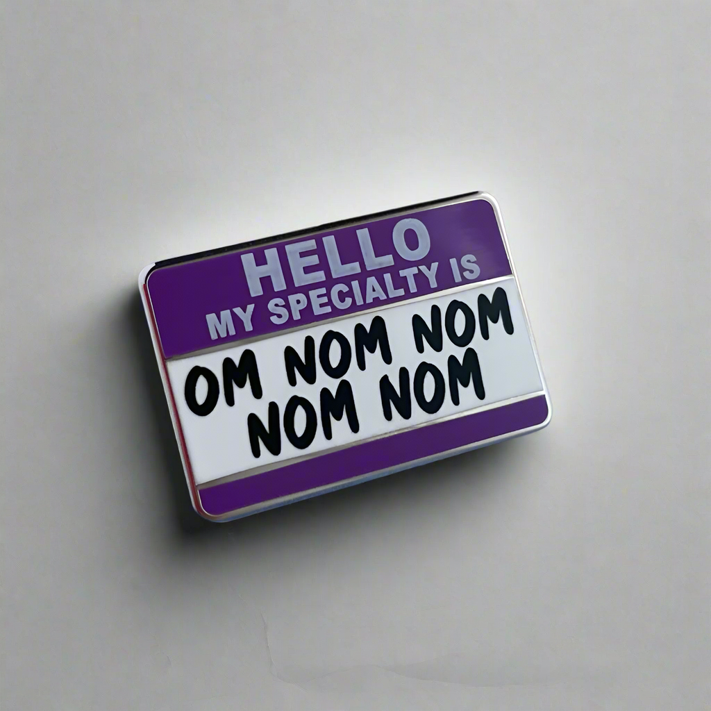 Dietitian Omnomnom Pin