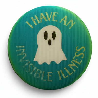 Invisible Illness - Lenticular Swappable Badge Design TOP