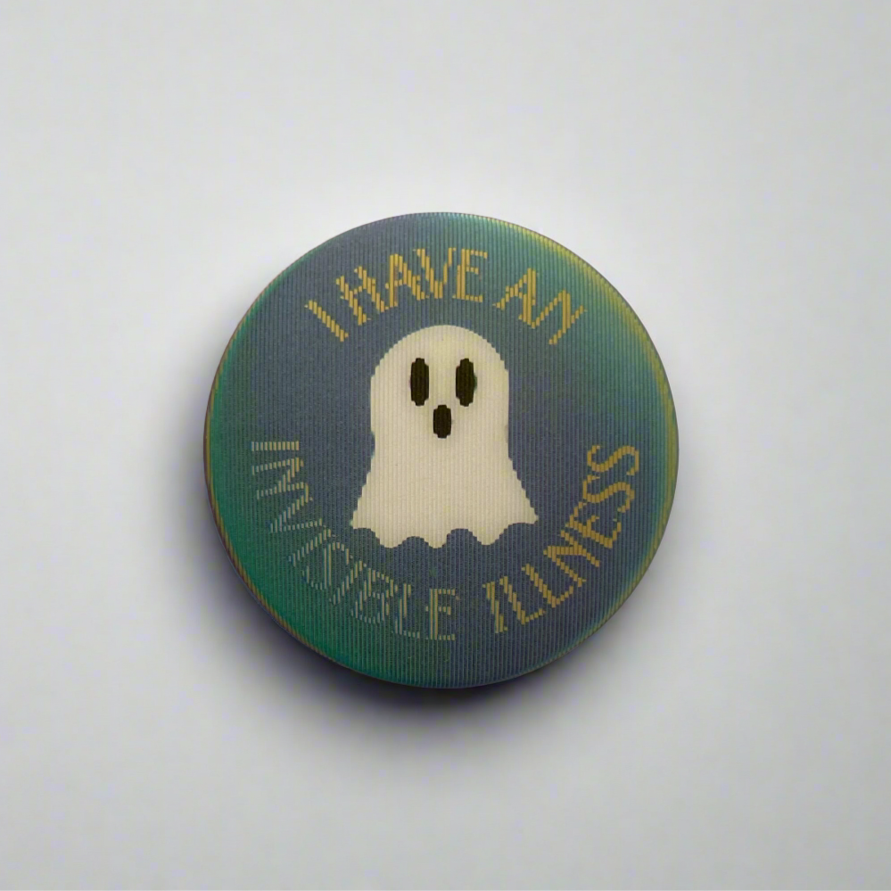 Invisible Illness - Lenticular Swappable Badge Design TOP