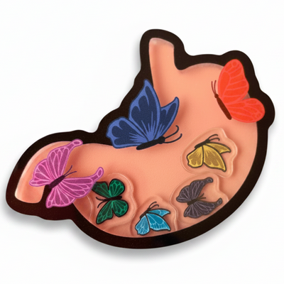 Butterflies in My Stomach - Shaker Swappable Badge Design TOP