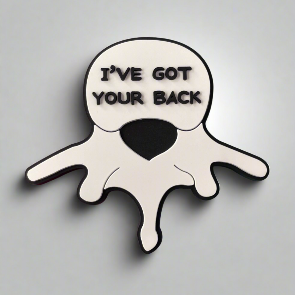 I&#39;ve Got Your Back - PVC Swappable Badge Design TOP