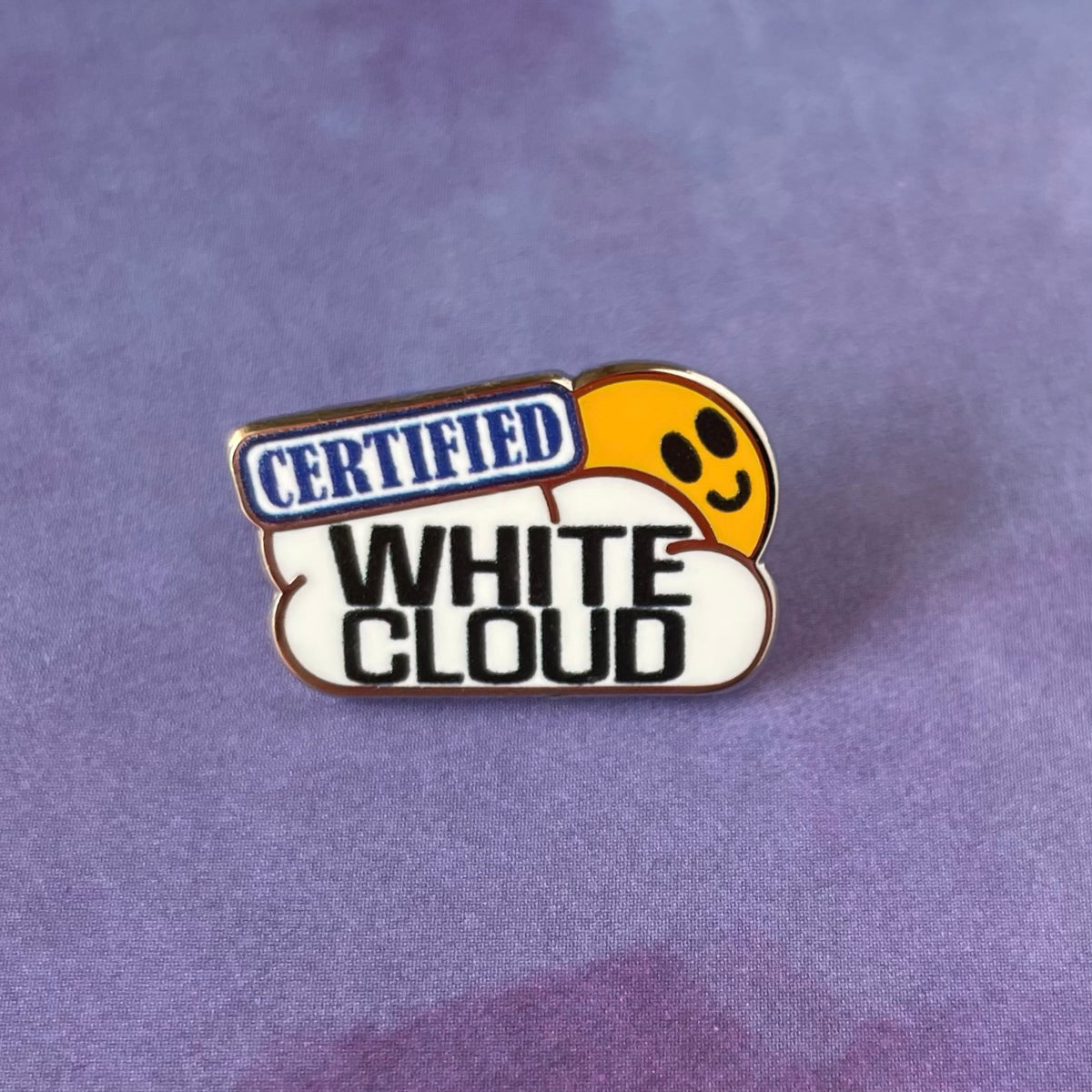 Certified White Cloud Pin