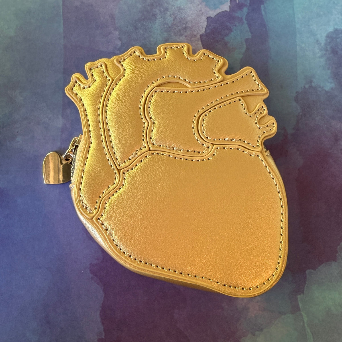 PREORDER - Heart of GOLD Anatomical Heart Coin Purse